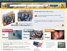 Tablet Screenshot of globebusinessdirectory.com